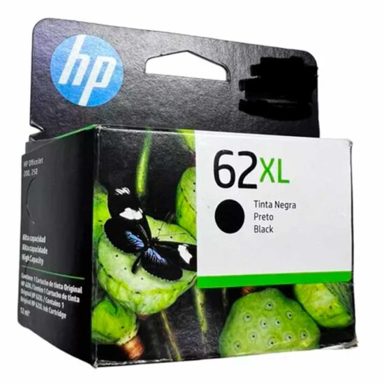 HP 62XL, Cartucho de tinta, Negro, Alto rendimiento (XL), Original