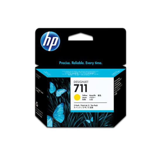 HP 711, Cartucho de tinta, Amarillo, Original