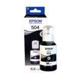 Epson 504, Botella de tinta (recarga), Negro, Original