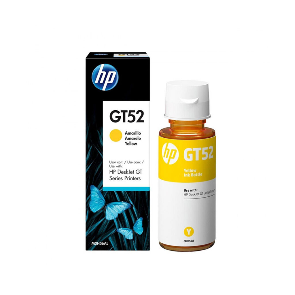 HP GT52, Botella de tinta (recarga), Amarillo, Original
