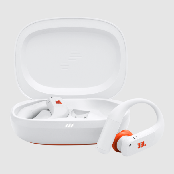 JBL Endurance Peak 4, In-ear (earbuds), Cableado, ANC, Blanco