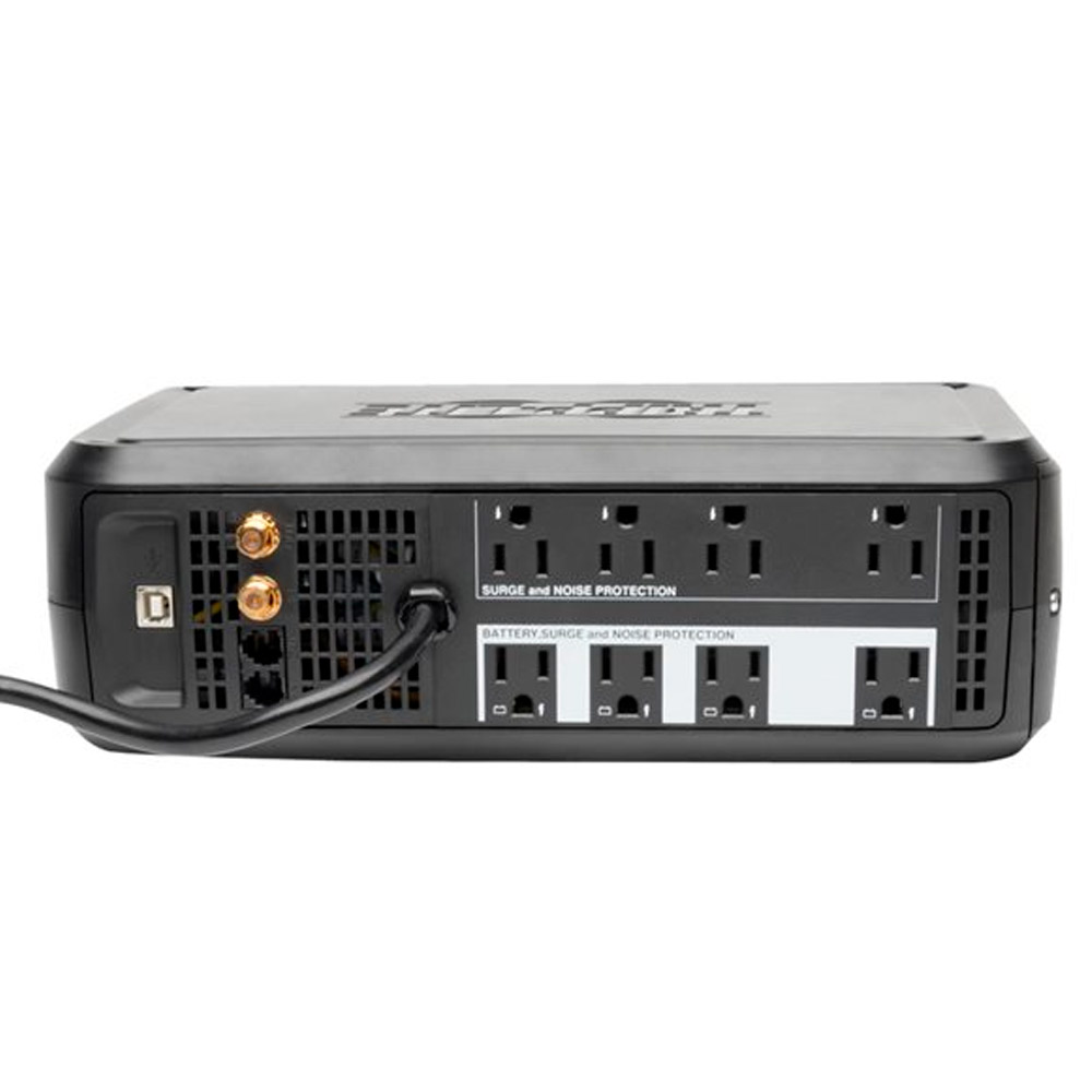 Eaton Tripp Lite Series UPS Smart 1000VA 500W Back Up Tower LCD AVR 120V USB Coax RJ45, 1000 VA, 8 tomacorrientes - Imagen 4