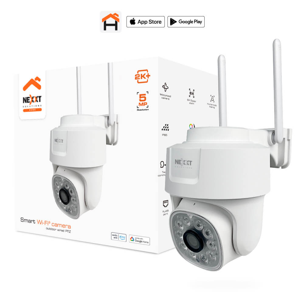 Cámara inteligente PTZ para exteriores Nexxt NHC-OP10