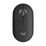 Logitech Pebble Mouse 2 M350s, Inalámbrico, Bluetooth, 3 botones, Grafito