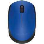 Logitech M170, Inalámbrico, 2.4 GHz, Azul