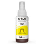 Epson T664, Botella de tinta (recarga), Amarillo, Original