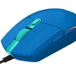 Logitech Gaming Mouse G203 LIGHTSYNC, Cableado, USB, 6 botones, Azul