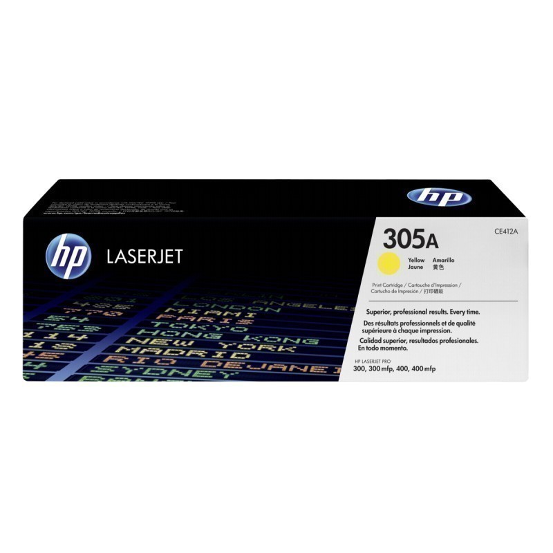 HP 305A, Tóner, Amarillo, Original
