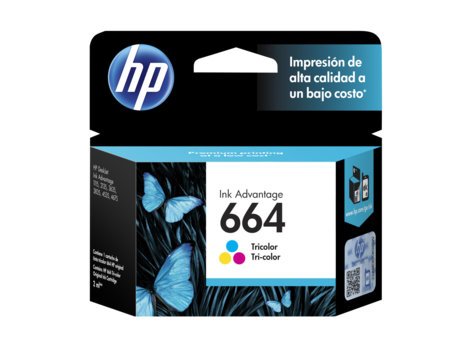 HP 664, Cartucho de tinta, Tricolor (CMY)
