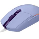 Logitech Gaming Mouse G203 LIGHTSYNC, Cableado, USB, 6 botones, Lila
