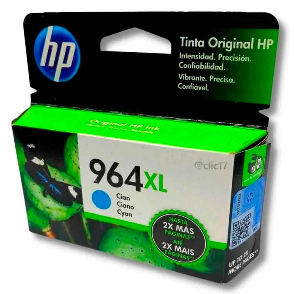 HP 964XL, Cartucho de tinta, Cian - Imagen 2