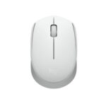 Logitech M170 Wireless, Inalámbrico, 2.4 GHz, 3 botones, Blanco hueso
