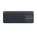 Logitech K400, Membrana, Inalámbrico, Negro