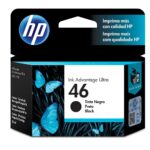 HP 46, Cartucho de tinta, Negro, Original
