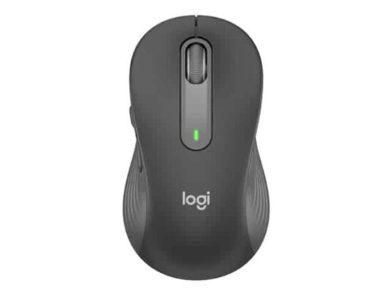 Logitech Signature M650 L, Inalámbrico, Bluetooth, receptor USB Logi Bolt, Grafito