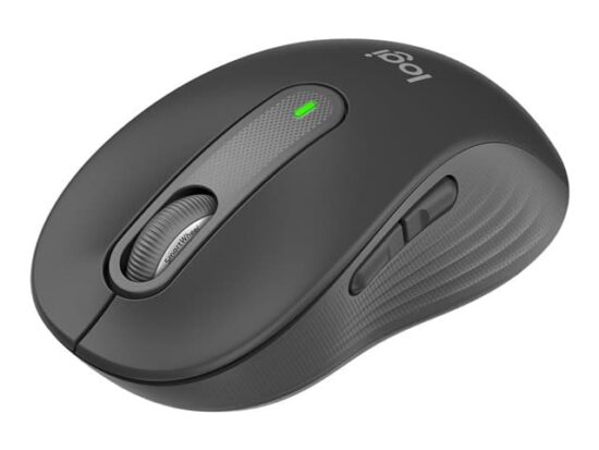 Logitech Signature M650, Inalámbrico, Bluetooth, receptor USB Logi Bolt, Grafito