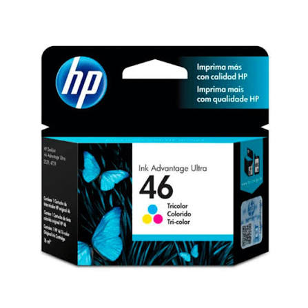HP 46, Cartucho de tinta, Cian, Original