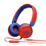JBL JR310, Diadema (headband), Cableado 3.5mm, Rojo