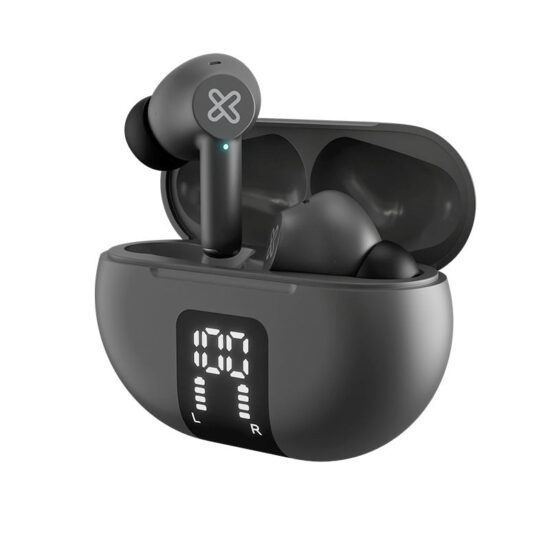 Klip Xtreme KTE-755GR, In-ear (earbuds), 22 horas batería, Bluetooth (inalámbrico), ANC, Gris