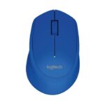 Logitech M280, Inalámbrico, 2.4 GHz, 3 botones, Azul
