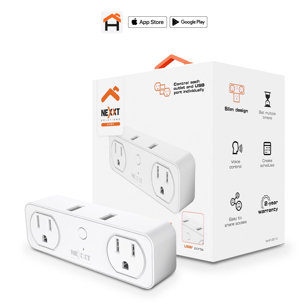 Regleta protectora de sobretensión Nexxt NHP-D610