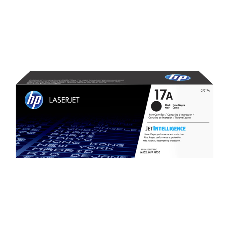 HP 17A, Tóner, Negro, Original