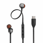 JBL TUNE 310C, In-ear, Cableado USB-C, Negro