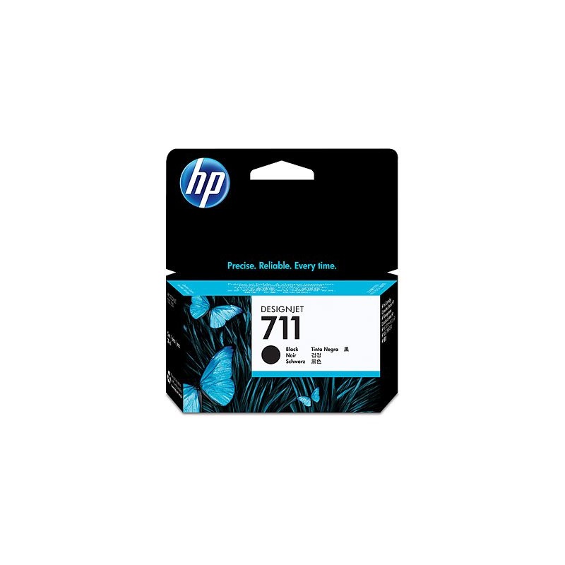 HP 711, Cartucho de tinta, Negro, Original