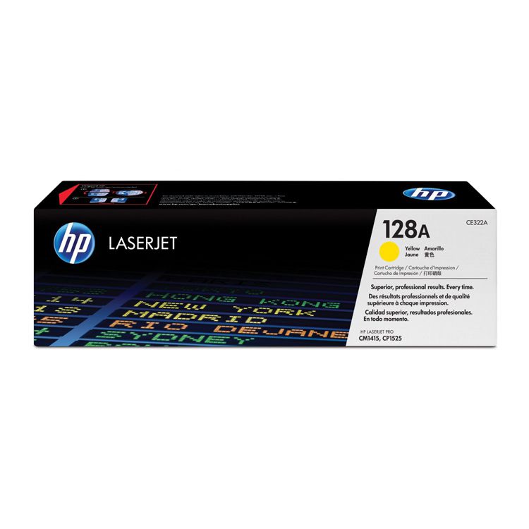 HP 128A, Tóner, Amarillo, Original