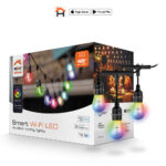 Guirnalda de Luces Inteligente Nexxt NHB-O100, RGB, 24 Bombillas