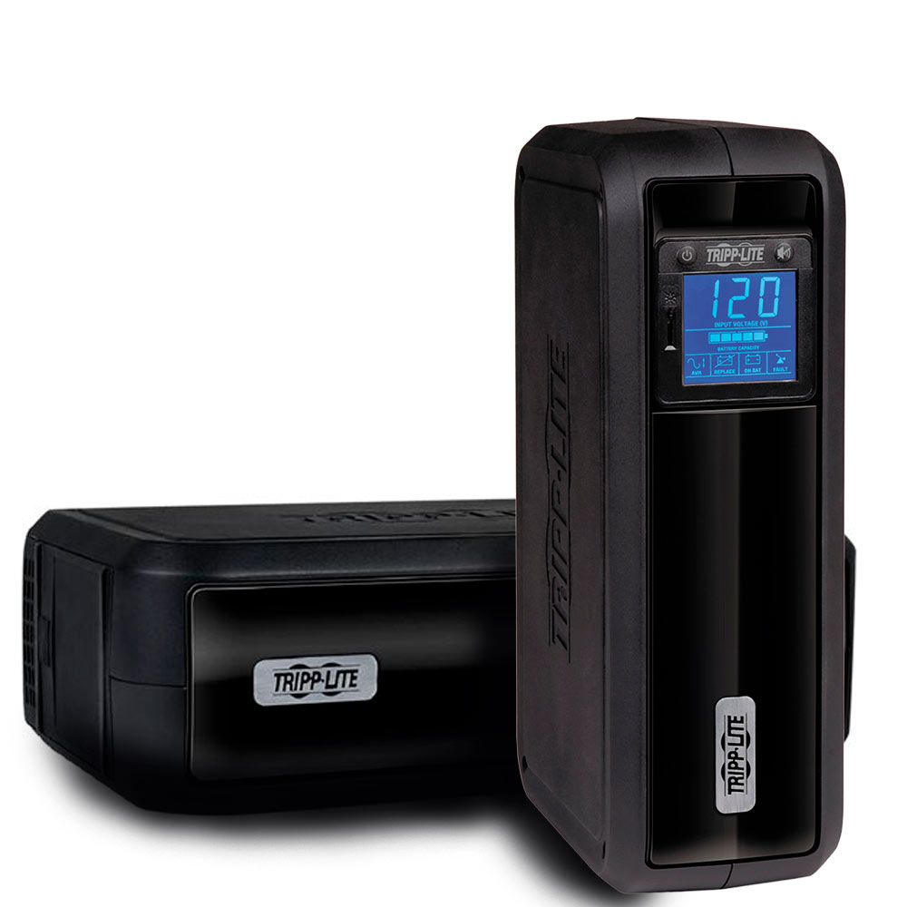 Eaton Tripp Lite Series UPS Smart 1000VA 500W Back Up Tower LCD AVR 120V USB Coax RJ45, 1000 VA, 8 tomacorrientes