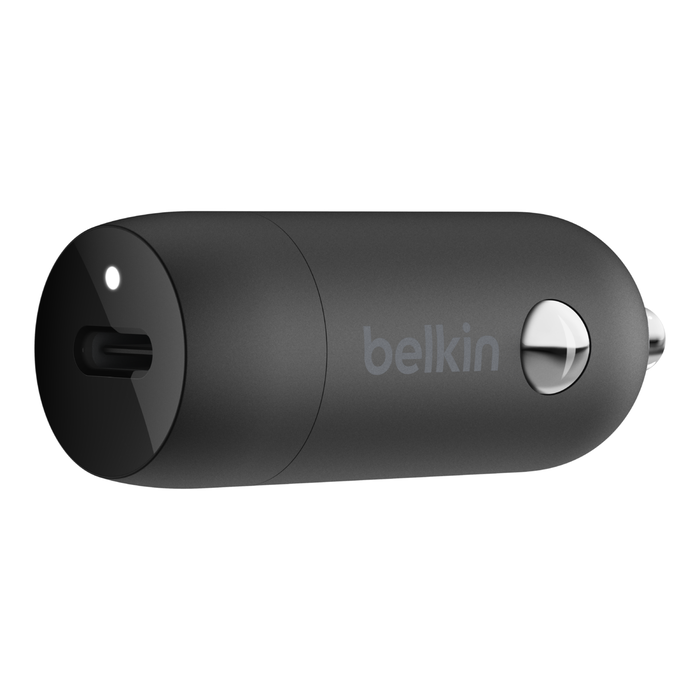 Cargador para Carro Belkin 20W, USB-C, Carga Rápida, Negro