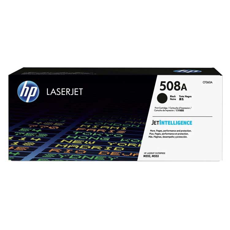 HP 508A, Tóner, Negro, Original