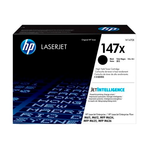HP 147X, Tóner, Negro, Alto rendimiento (XL), Original