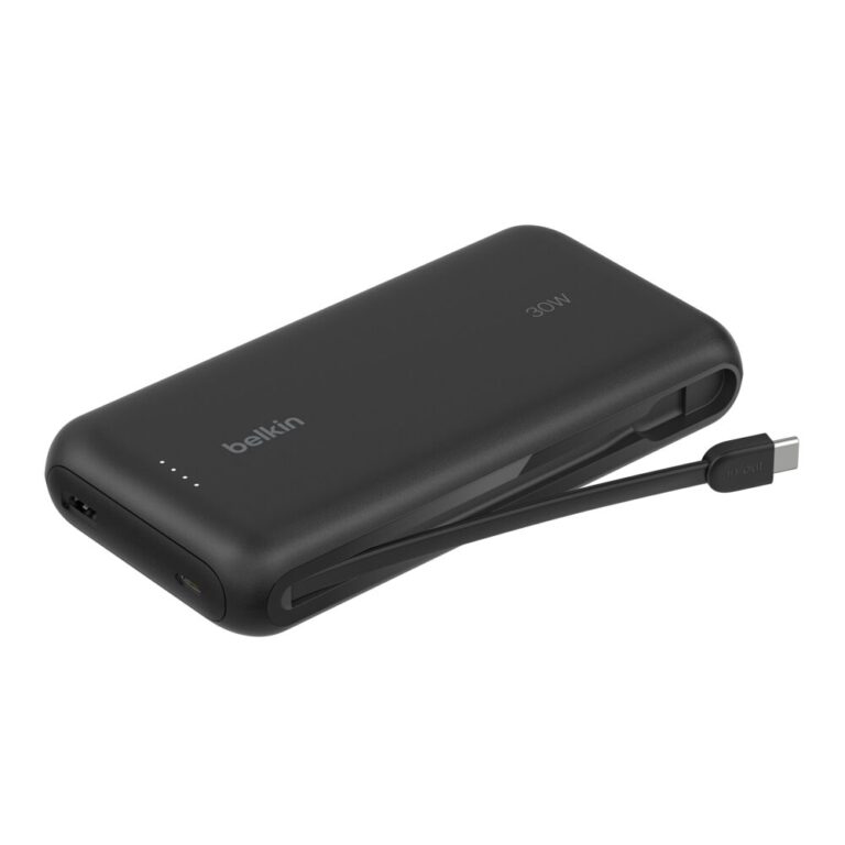 Power Bank Belkin 20,000 mAh 30W, compatible iPhone 15, Negro