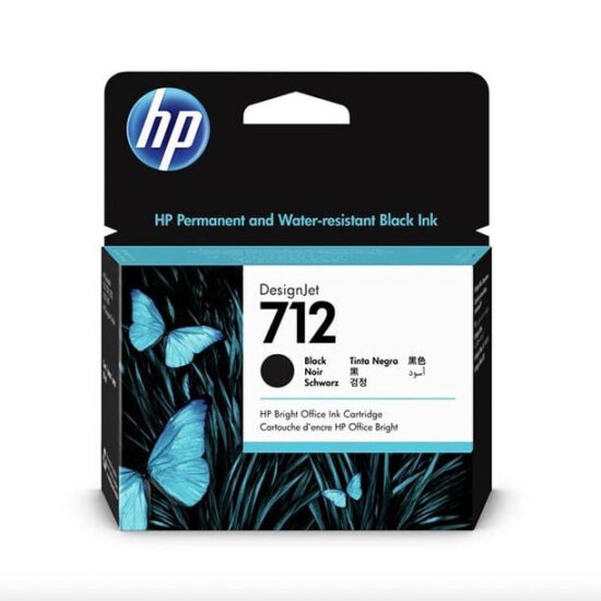 HP 712, Cartucho de tinta, Negro, Original
