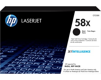 HP 58X, Tóner, Negro, Original