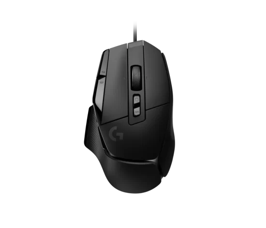 Logitech G502 X, Cableado, USB, Negro