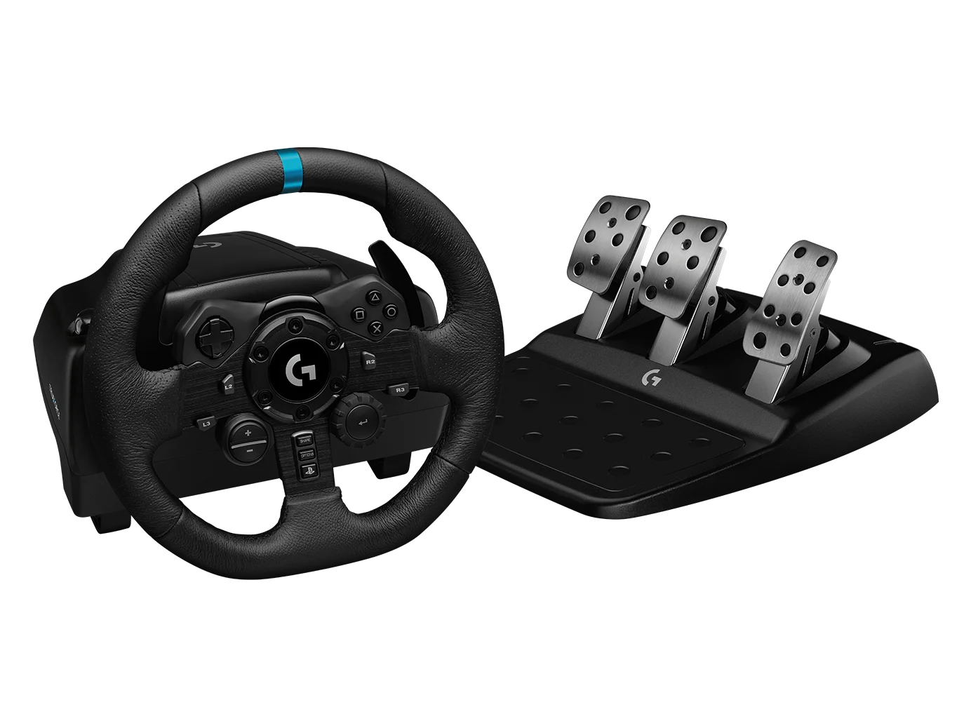 Volante Logitech G923 Racing TRUEFORCE + Pedales, PC/PS4/PS5