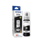 Epson T554, Botella de tinta (recarga), Negro, Original