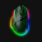 Razer Basilisk V3 Pro, Sensor 35K DPI, Cableado, USB, Verde fantasma