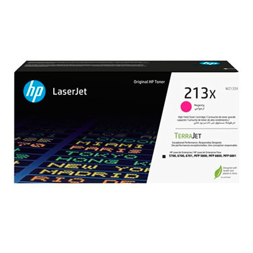 HP 213X, Tóner, Magenta, Alto rendimiento (XL), Original