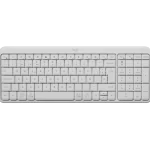 Logitech K250, Membrana, Inalámbrico, Bluetooth, Español, Blanco