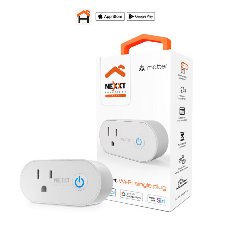 Enchufe inteligente (smart plug) Nexxt NHP-S611M, Paquete de 2