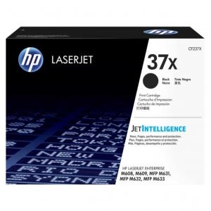 HP 37X, Tóner, Negro, Alto rendimiento (XL), Original