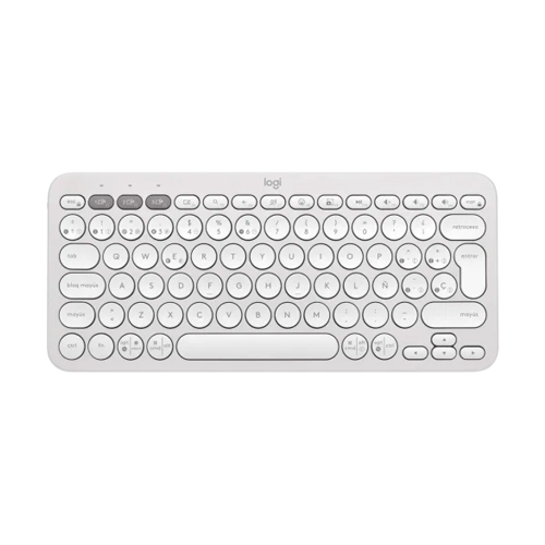 Logitech, Keyboard, Wireless, White