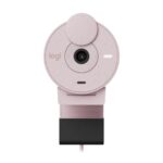 Webcam Logitech Brio 300, Full HD 1080p, USB-C, Rosa