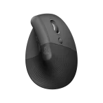 Logitech Lift Left Vertical Ergonomic, Inalámbrico, Bluetooth, receptor USB Logi Bolt, 6 botones, Grafito