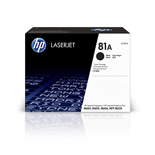 HP 81A, Tóner, Negro, Original