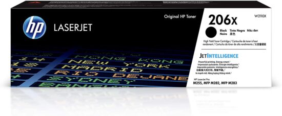 HP 206X, Tóner, Negro, Alto rendimiento (XL), Original